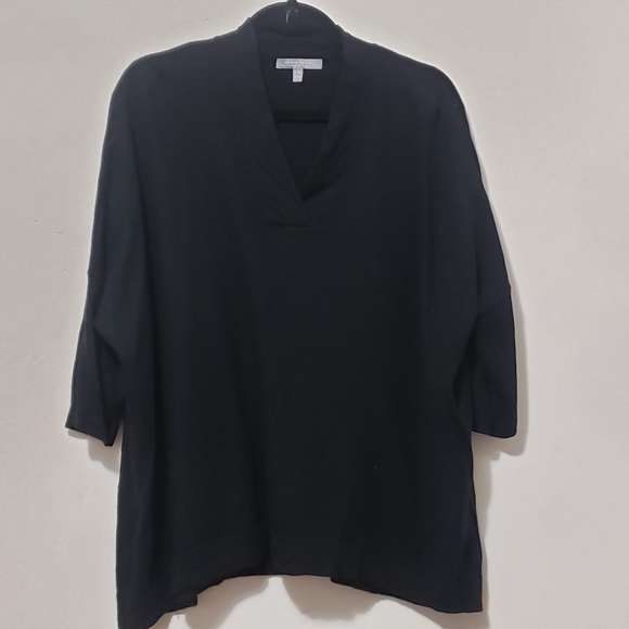 Neiman Marcus Oversized Short Sleeve Pull-over The Cashmere Collection L/XL - Picture 2 of 11